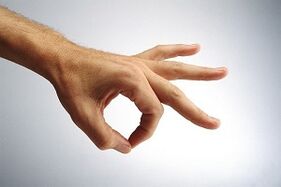 Jeling -Finger, um ein Mitglied zu erhöhen